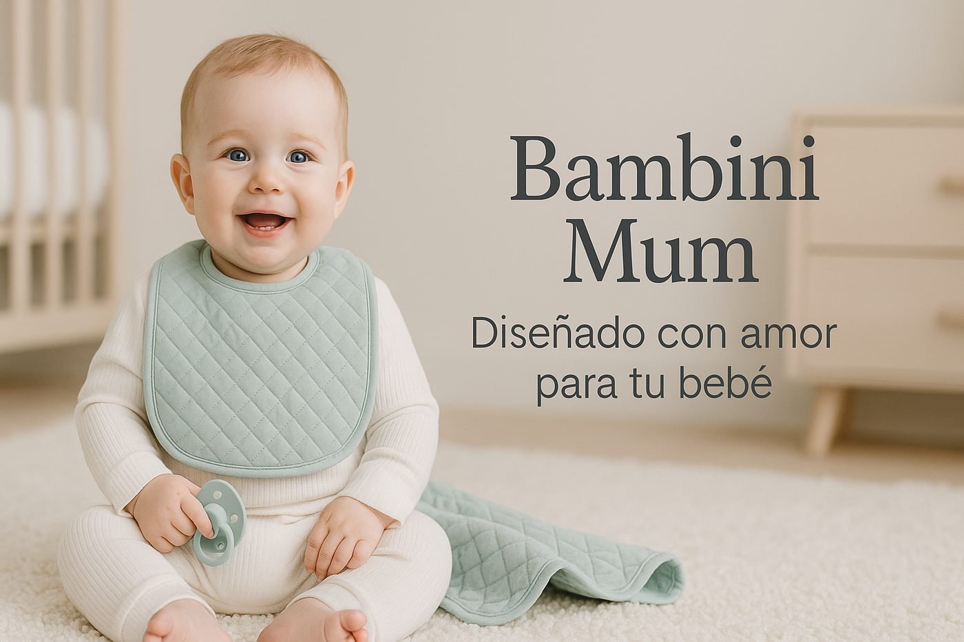 Bambini Mum, diseñado con amor para tu bebé — textil de cuna en algodón OEKO-TEX®