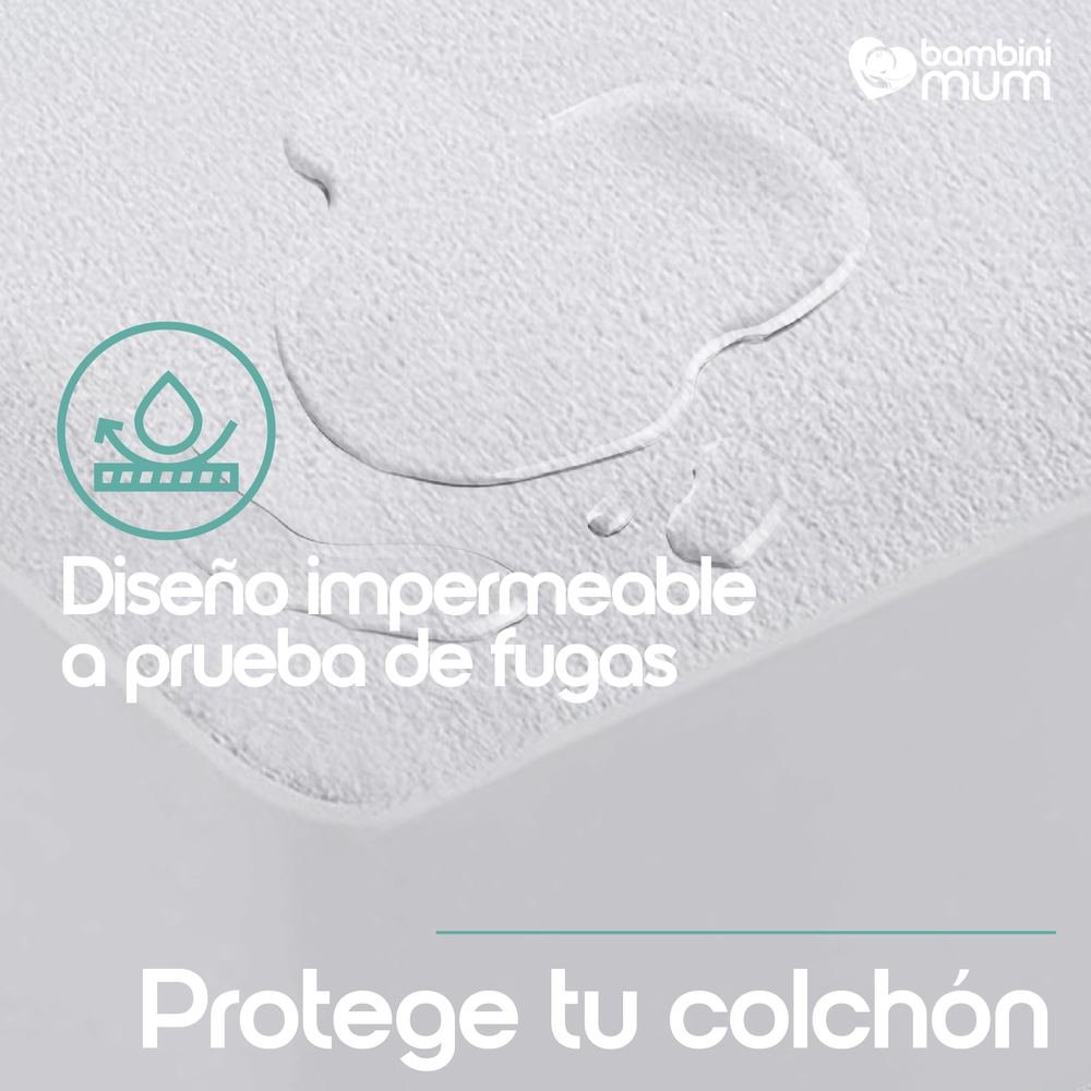Diseño impermeable a prueba de fugas, protege el colchón del bebé