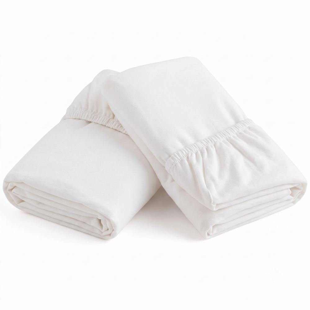 Pack de dos sábanas bajeras Bambini Mum dobladas